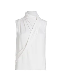 Silk Wrap Top