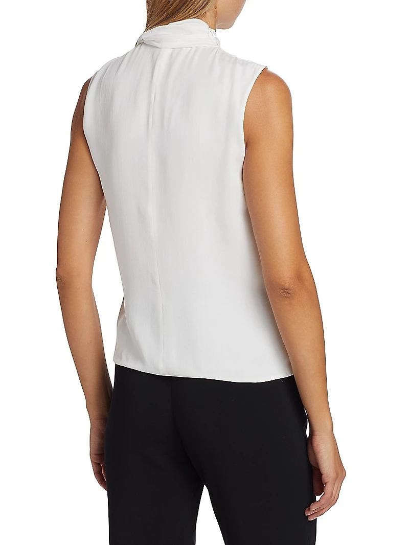 Silk Wrap Top