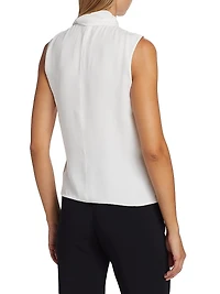 Silk Wrap Top