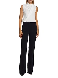 Silk Wrap Top