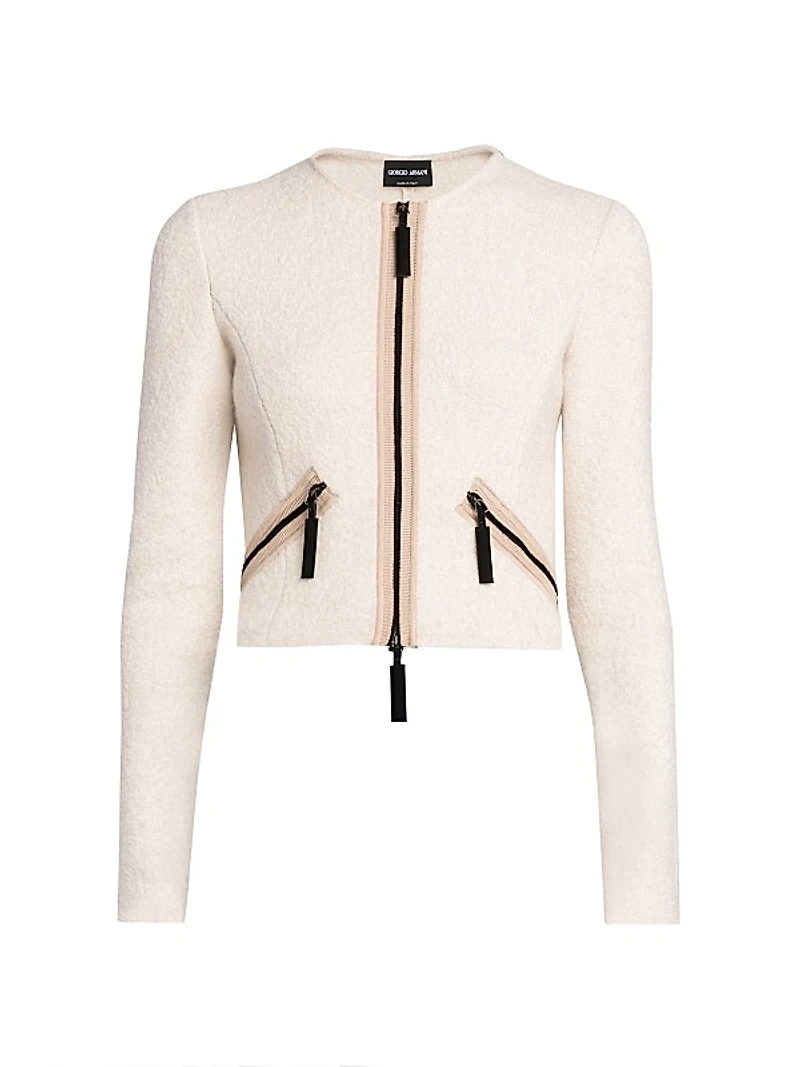 Cashmere-Silk Blend Jacket