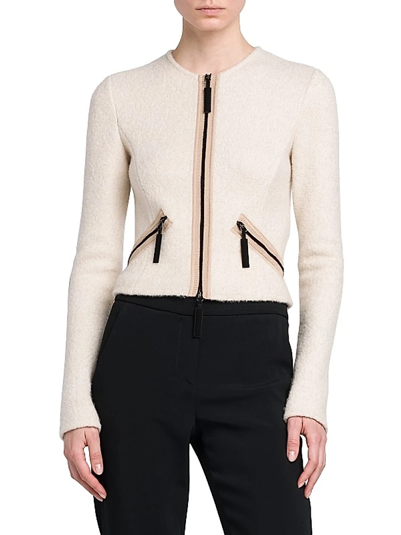 Cashmere-Silk Blend Jacket