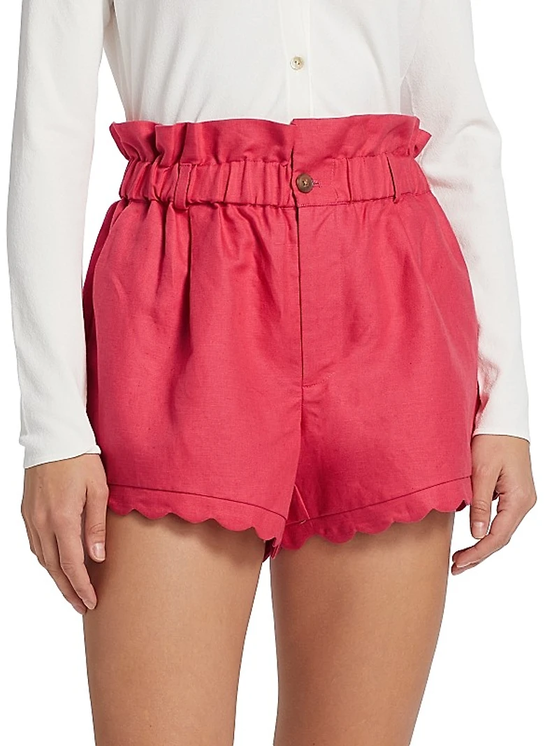 Paperbag Tailored Shorts