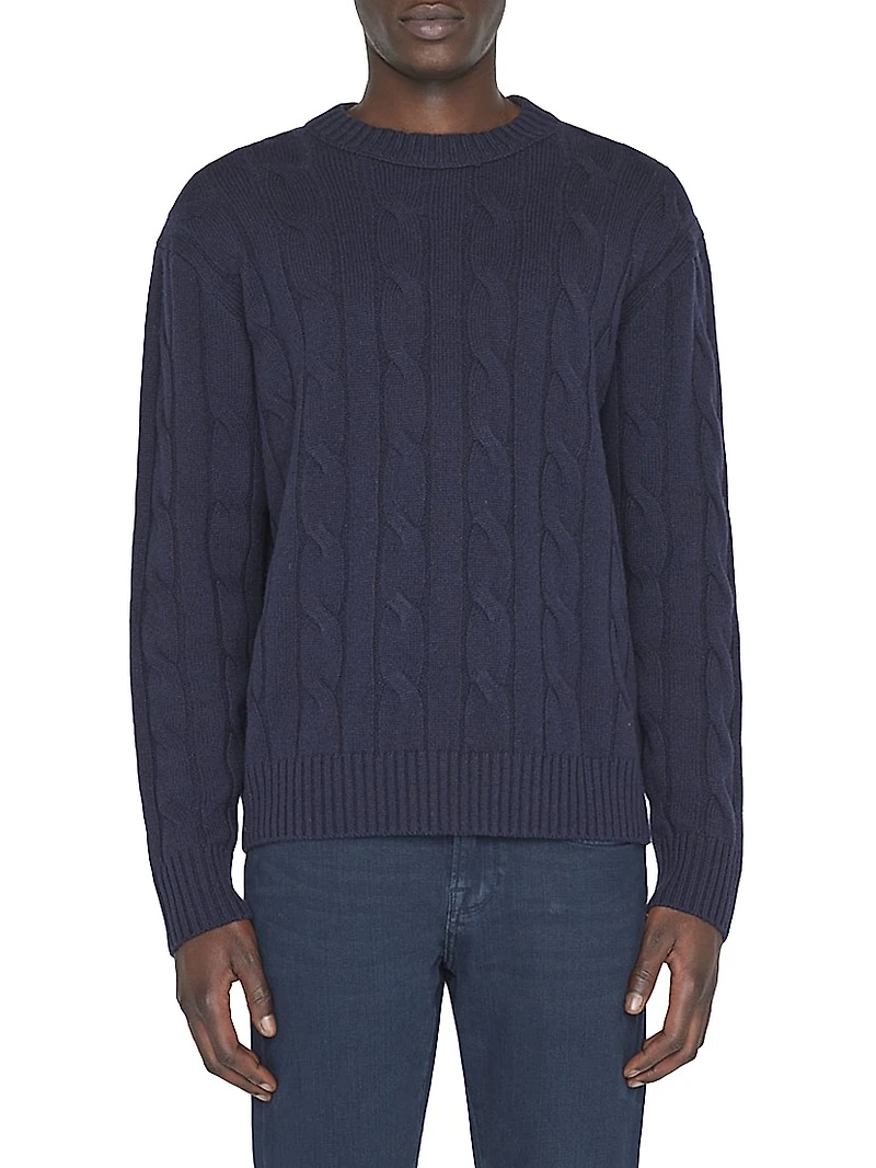 Cable-Knit Cashmere Sweater