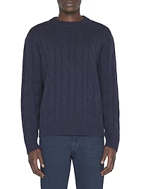 Cable-Knit Cashmere Sweater