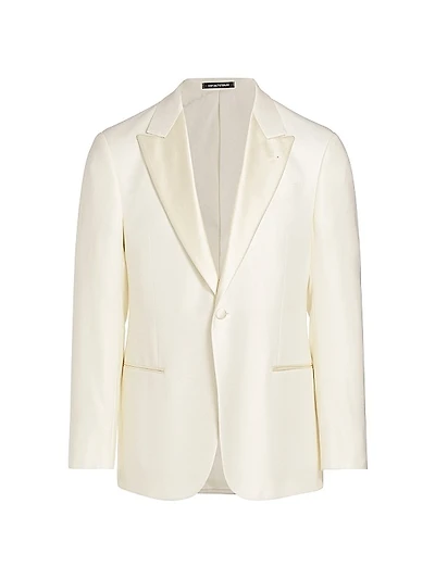 Silk-Lapel One-Button Dinner Jacket