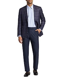 Wool Slim Trousers