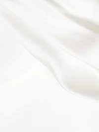 Fluide Satin Off-The-Shoulder Bridal Dress