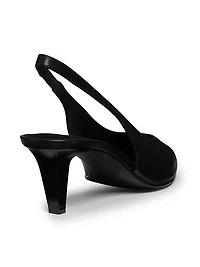 Rebecca Leather Slingback Pumps