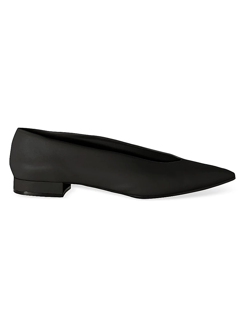 Rebecca Leather Ballet Flats