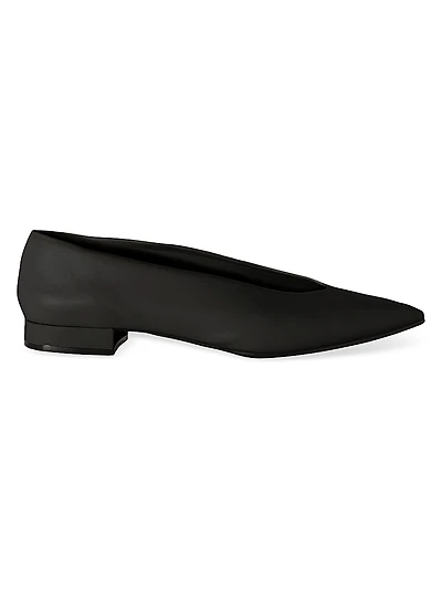 Rebecca Leather Ballet Flats