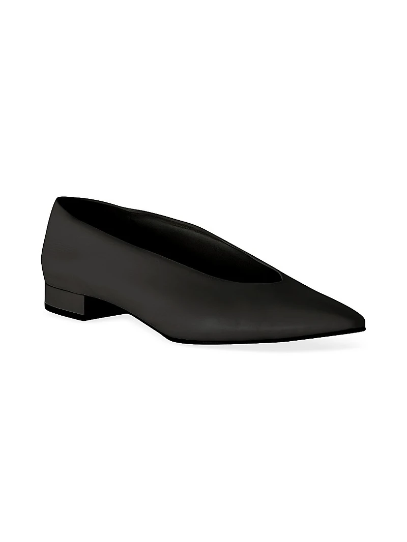 Rebecca Leather Ballet Flats