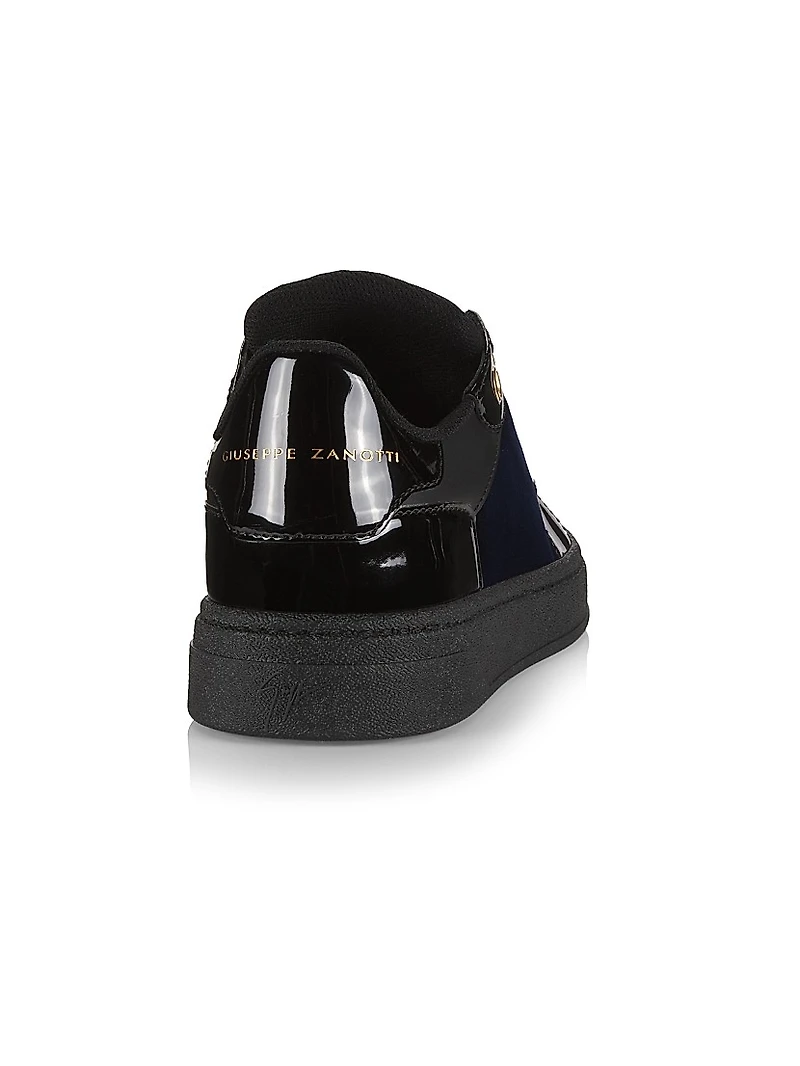 GZ/94 Scarpa Uomo Velvet & Leather Sneakers