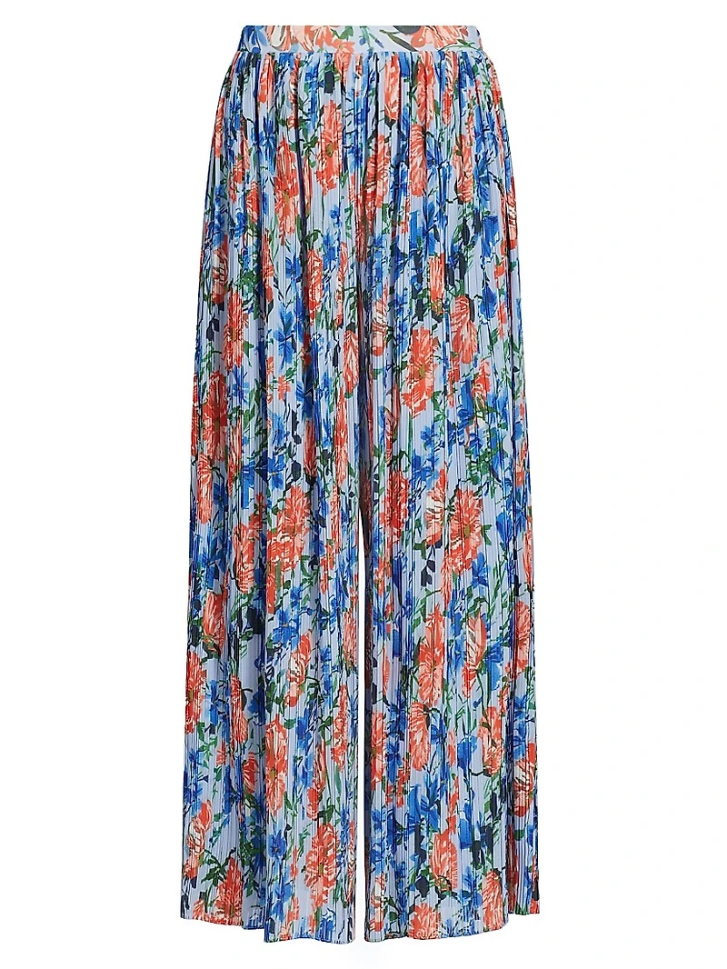 Jasmine Pleated Pull-On Pants