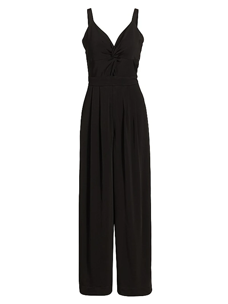 The Helena Twisted Wide-Leg Jumpsuit