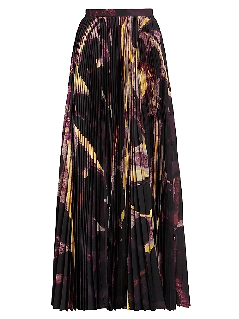 Lemna Pleated Maxi Skirt