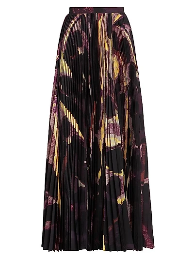 Lemna Pleated Maxi Skirt