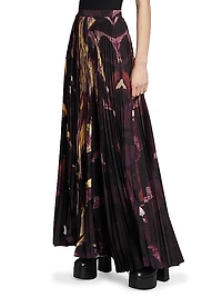 Lemna Pleated Maxi Skirt