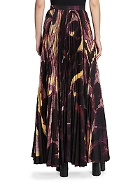 Lemna Pleated Maxi Skirt