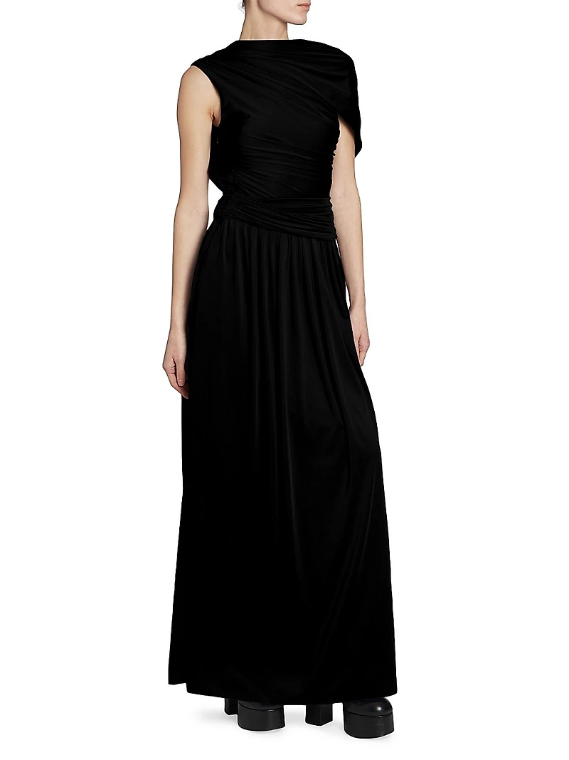 Delphi Draped Maxi Dress