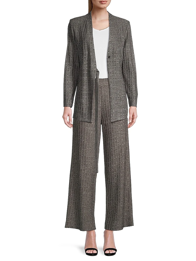 Tweed Wrap Blazer