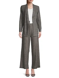 Tweed Wrap Blazer
