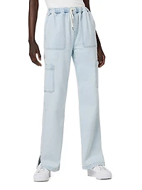 Drawstring Cargo Jeans