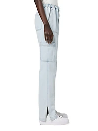 Drawstring Cargo Jeans