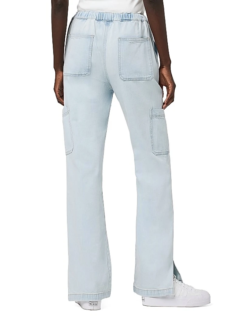 Drawstring Cargo Jeans