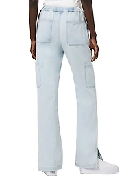 Drawstring Cargo Jeans