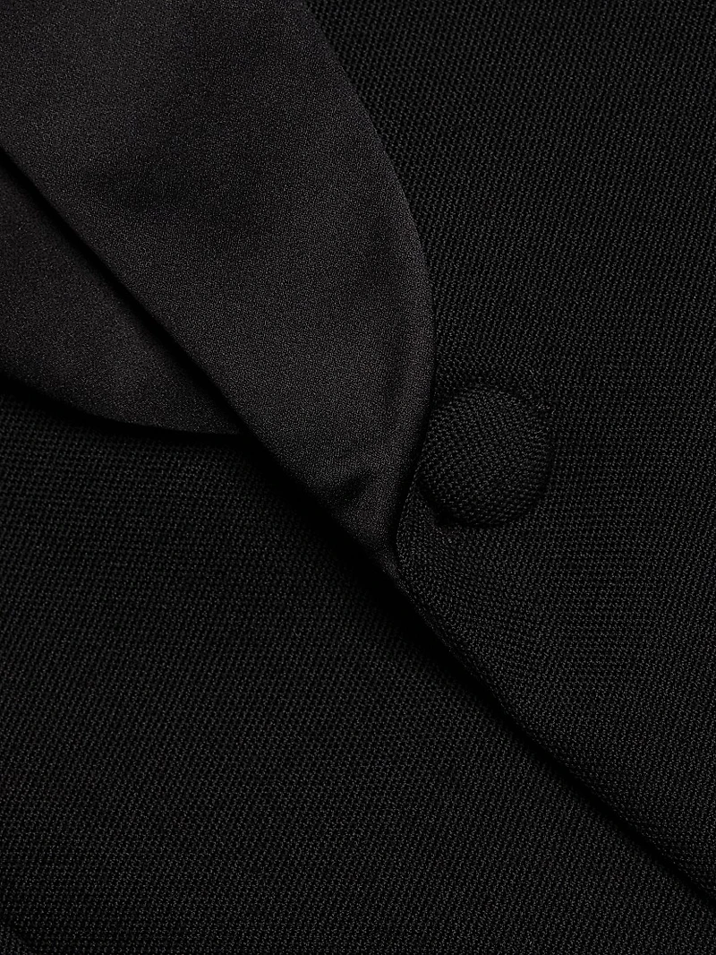 Single-Breasted Wool Blazer