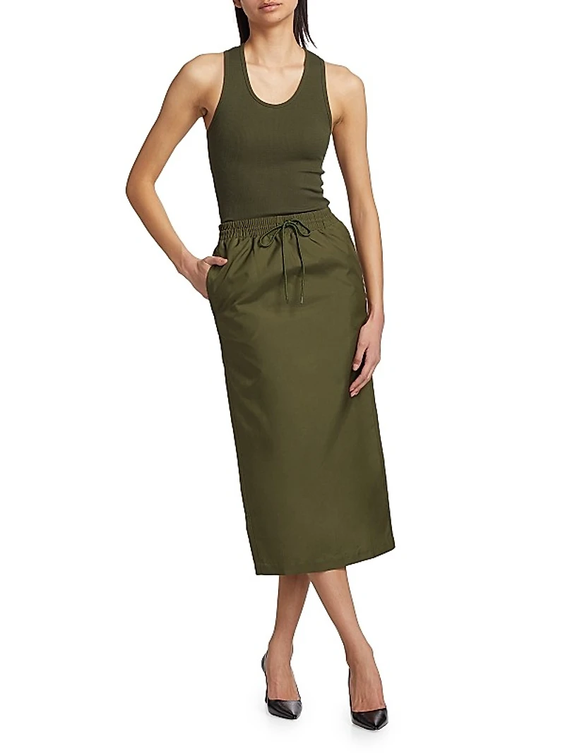 Utility Midi-Skirt