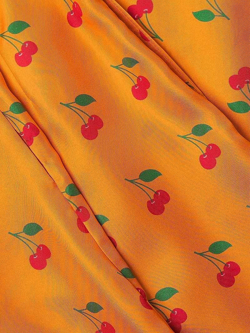 Salome Cherry-Print Trousers