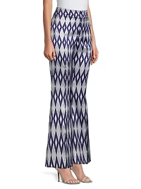 Kelly Geometric Jacquard Pants