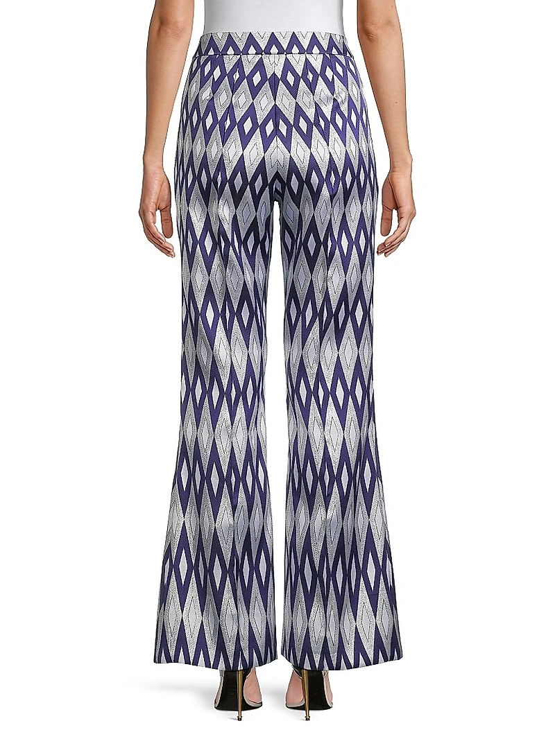 Kelly Geometric Jacquard Pants