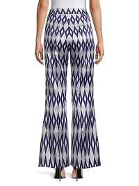 Kelly Geometric Jacquard Pants
