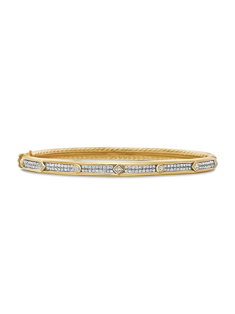 Modern Renaissance Bangle Bracelet in 18K Yellow Gold