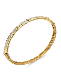Modern Renaissance Bangle Bracelet in 18K Yellow Gold