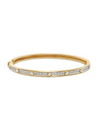 Modern Renaissance Bangle Bracelet in 18K Yellow Gold
