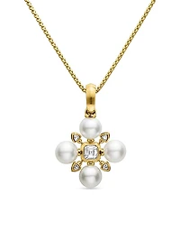 Renaissance Pearl Necklace in 18K Yellow Gold