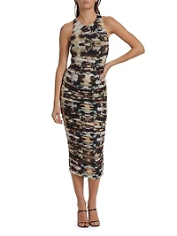 Lissi Rushed Bodycon Dress