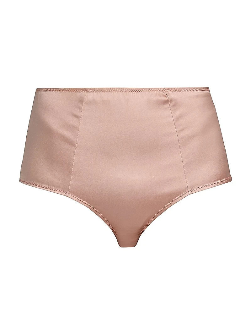 Tous Les Jours High-Waist Stretch-Silk Brief