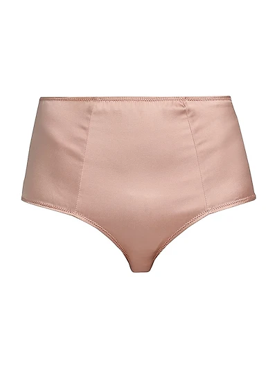 Tous Les Jours High-Waist Stretch-Silk Brief