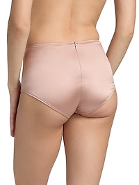 Tous Les Jours High-Waist Stretch-Silk Brief