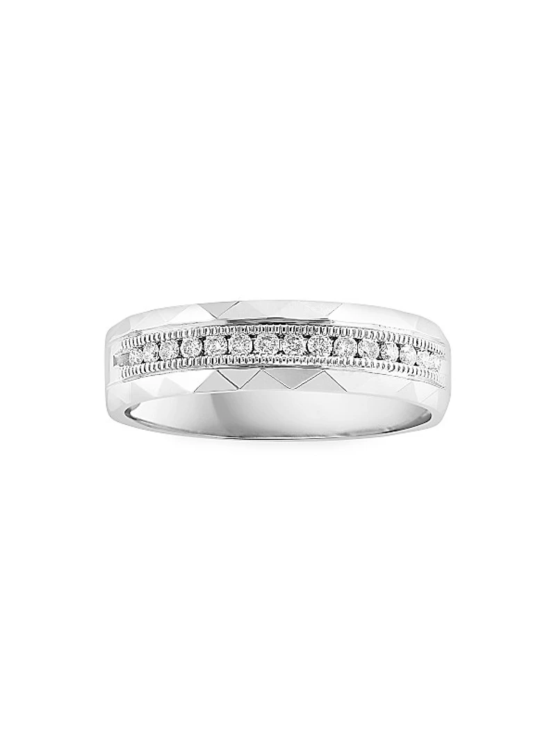COLLECTION 14K White Gold & 0.24 TCW Diamond Ring