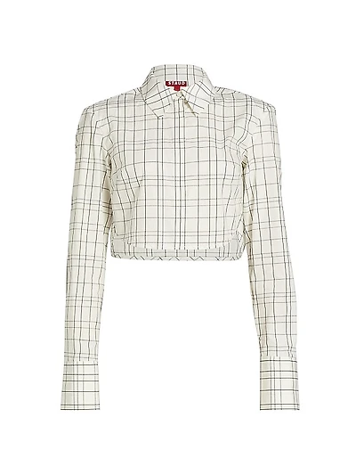 Seneca Plaid Cropped Shirt