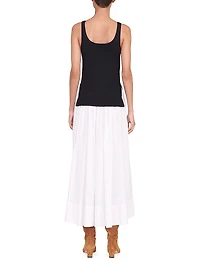 Corey Merino Wool & Cotton Midi-Dress