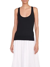 Corey Merino Wool & Cotton Midi-Dress