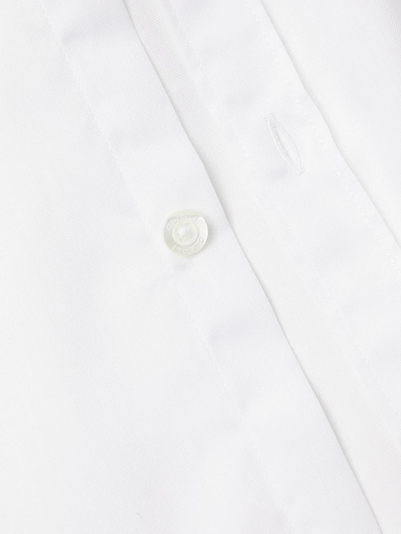 Solid Cotton Sport Shirt