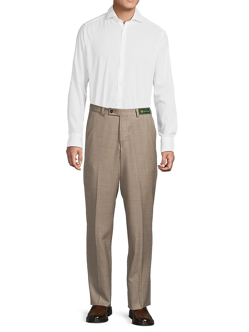 Solid Cotton Sport Shirt